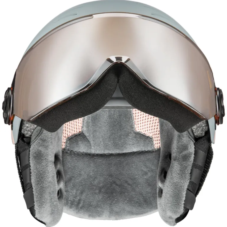 UvexRocket JR Visor - Casque ski avec visière enfant
