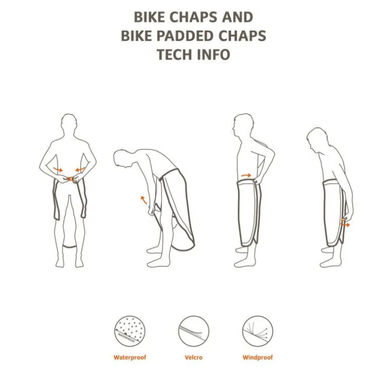 VaudeBike padded Chaps - Pantalon VTT