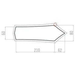 VaudeFP Ultralight Hogan 1P - Tapis de tente