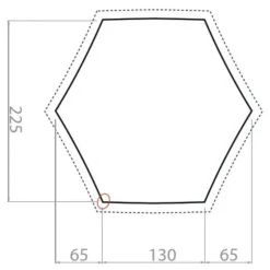 VaudeFP Ultralight Space 2P - Tapis de tente
