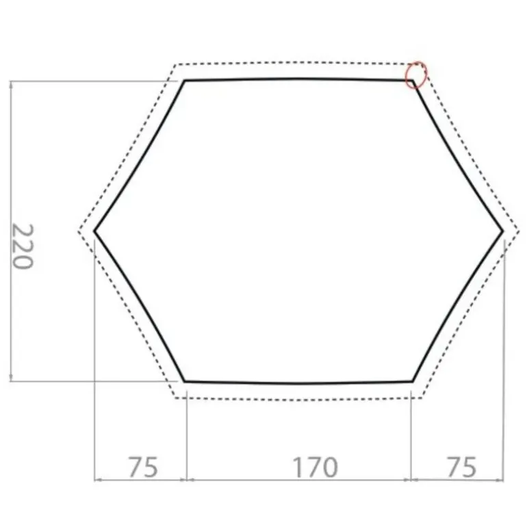 VaudeFP Ultralight Space 3P - Tapis de tente
