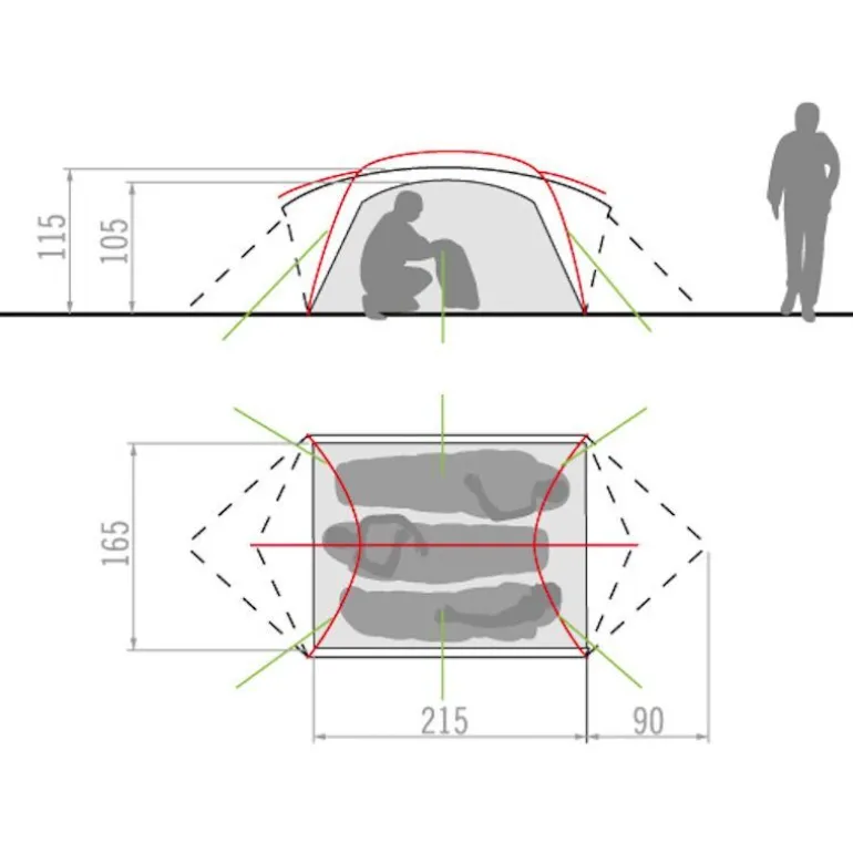 VaudeMark UL 3P - Tente