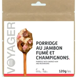 Voyager NutritionPorridge with Smoked Ham and Mushrooms - Petit-déjeuner