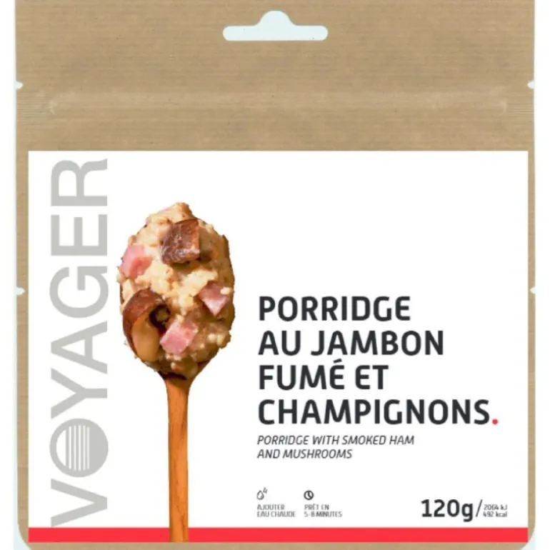 Voyager NutritionPorridge with Smoked Ham and Mushrooms - Petit-déjeuner