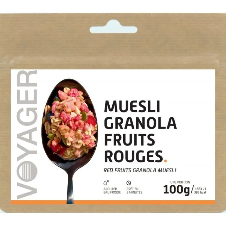 Voyager NutritionRed Fruits Granola Muesli - Petit-déjeuner