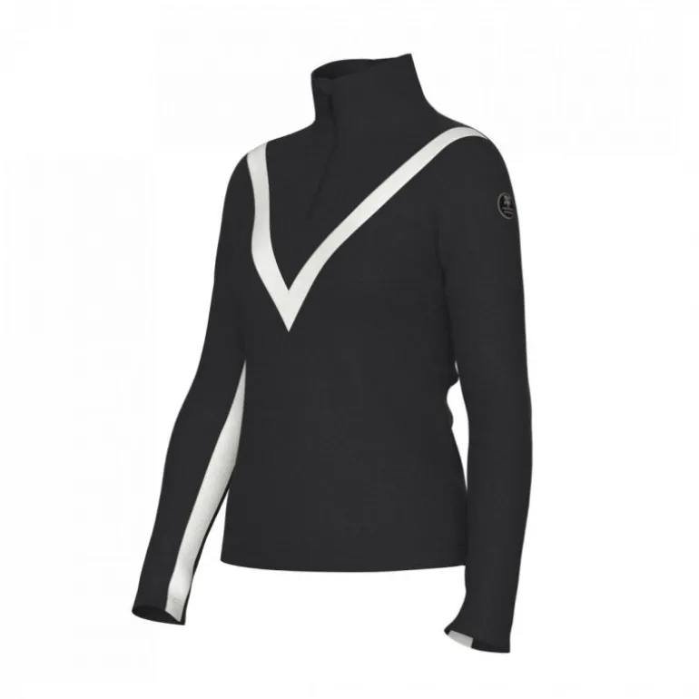 We NorwegiansVoss Chevron Zip Up - Pull en laine mérinos femme